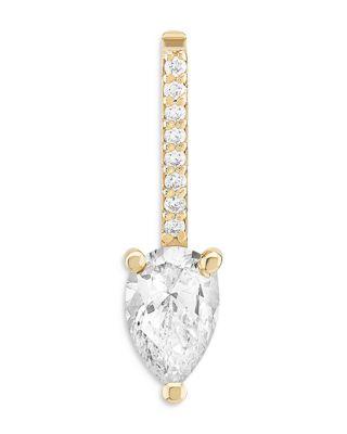 14K Yellow Gold Diamond Pear & Round Enhancer Pendant by LANA
