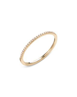 14K Yellow Gold Diamond Stack Ring by LANA