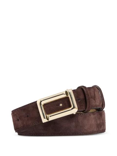 Angele suede leather belt by LANCEL