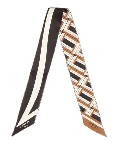 Biface geometric headband by LANCEL