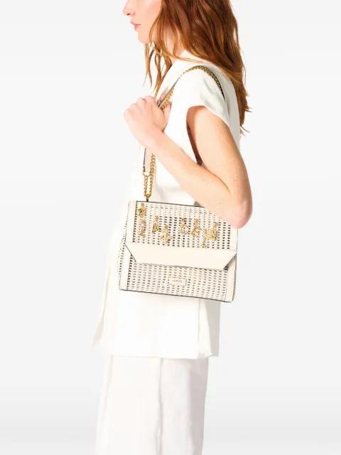 M Flap leather shoulder bag by LANCEL