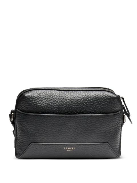 Milo grained-leather bag by LANCEL