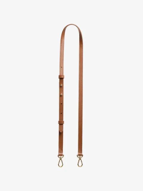 Mistral adjustable leather shoulder strap by LANCEL