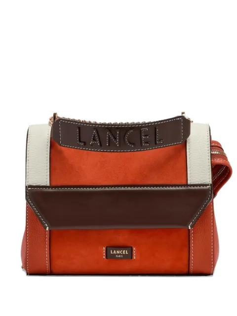 Ninon logo handle flap tote bag by LANCEL
