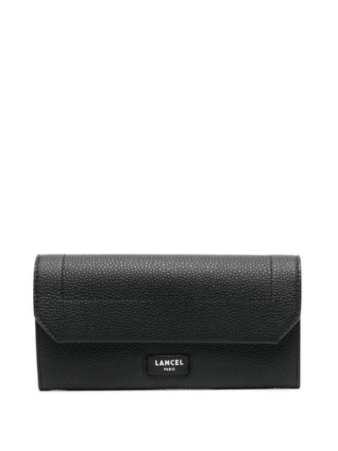 Ninon logo-patch leather wallet by LANCEL