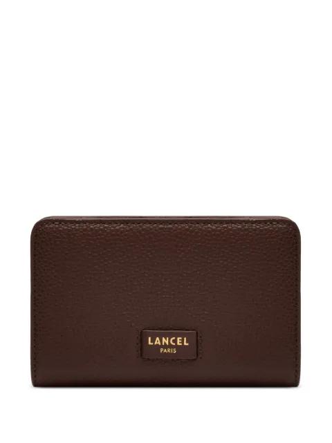 Ninon rectangular-zip leather wallet by LANCEL