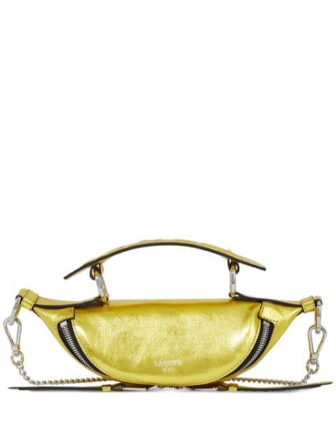Origami leather mini crossbody bag by LANCEL
