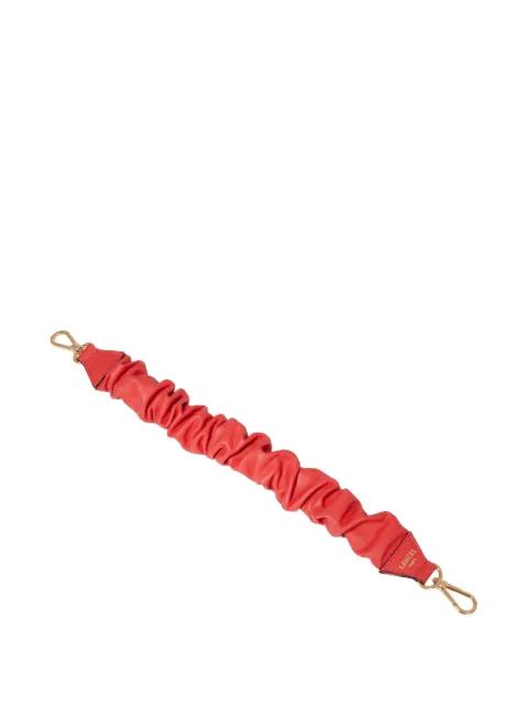 Origami zipper smooth strap bag by LANCEL