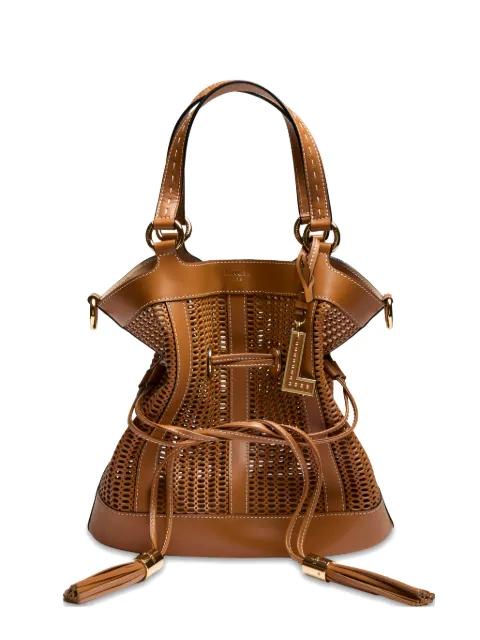 Premier Flirt perforated bucket bag by LANCEL