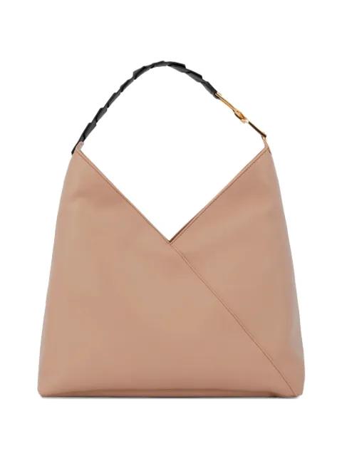 braided handle shoulder bag by LANCEL