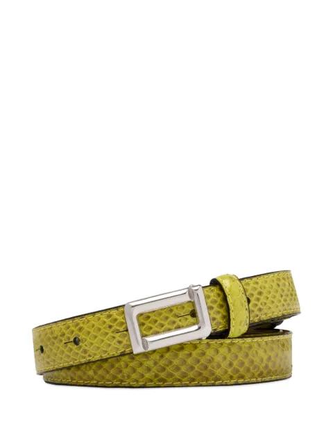 buckle adjustable belt by LANCEL