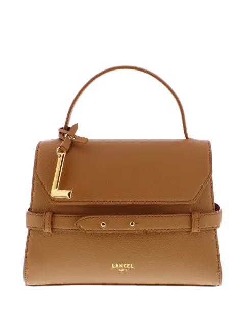 buckle leather tote bag by LANCEL