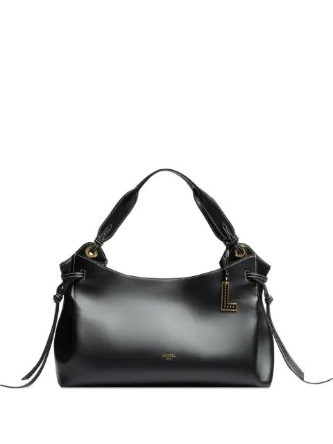 knot smooth leather  tote bag by LANCEL