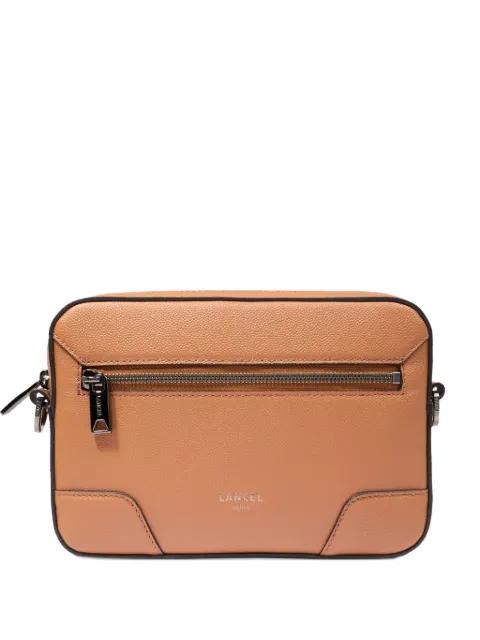 leather messenger bag by LANCEL