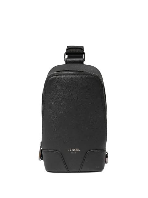leather zip-fastening backpack bag by LANCEL