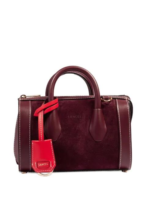 mini BCBG suede handbag by LANCEL