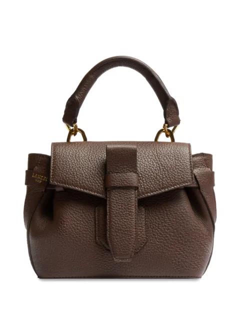 mini Charlie grained tote bag by LANCEL