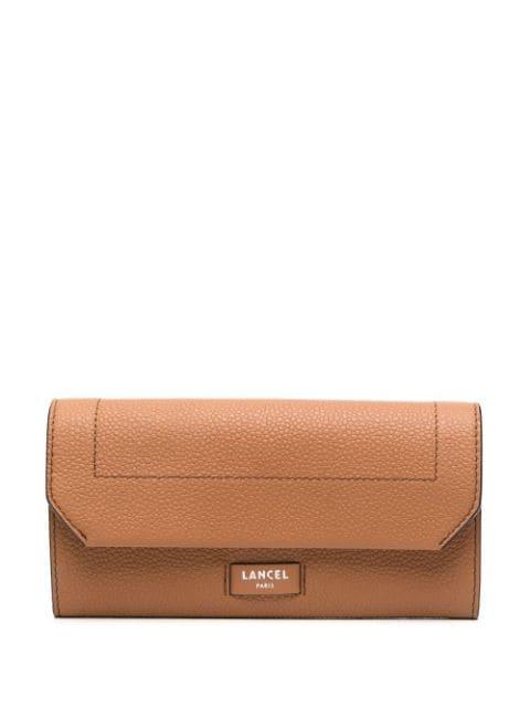 pebbled-leather purse by LANCEL