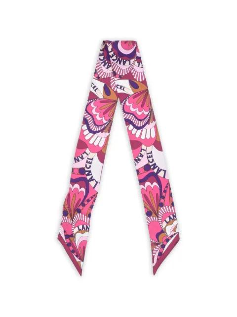 printed headband by LANCEL