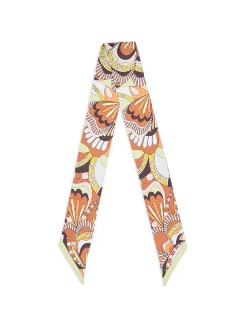 printed headband by LANCEL