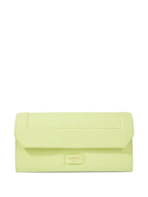 slim flap wallet by LANCEL