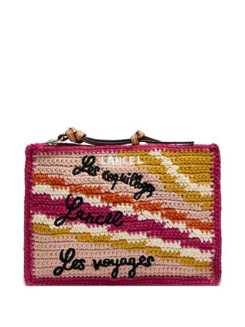 small Summer Mania zip clutch bag by LANCEL
