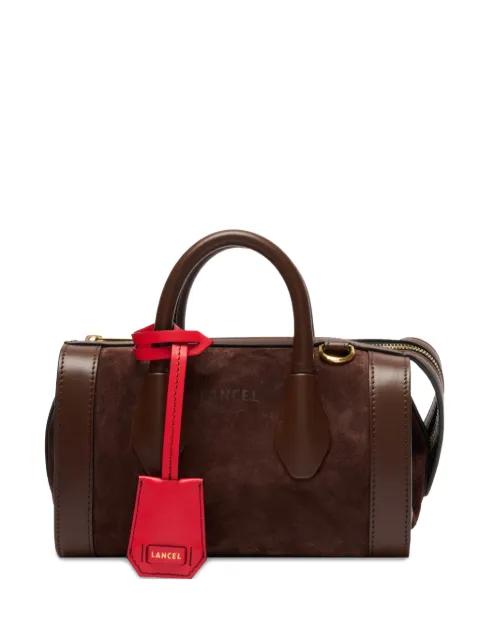 suede panelled  tote bag by LANCEL