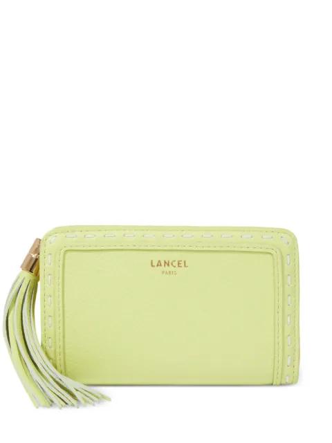 tassel zip leather wallet by LANCEL