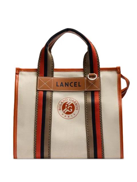 x OLAND GARROS M ZIP TOTE BAG by LANCEL
