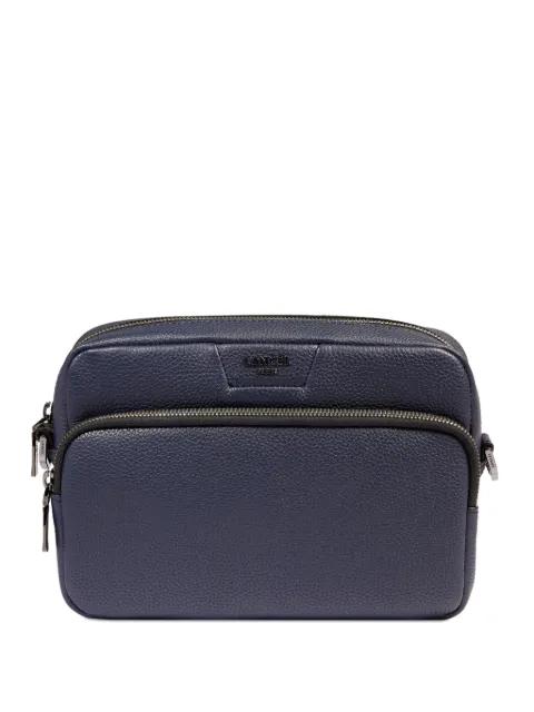 zip-fastening messenger bag by LANCEL