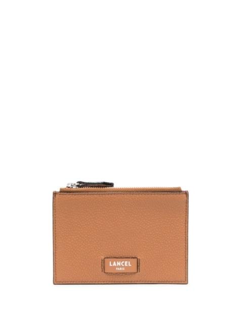 zip leather cardholder by LANCEL