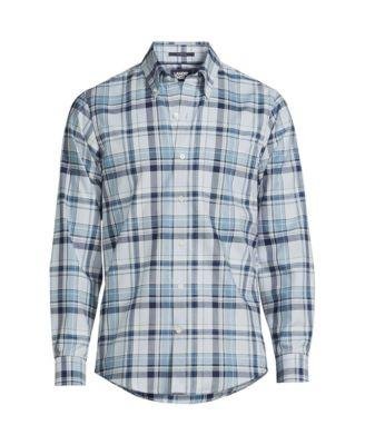 Big & Tall Traditional Fit No Iron Twill Shirt by LANDS' END