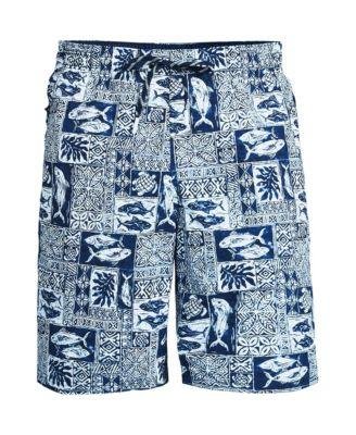 Men's 9" Volley Swim Trunks by LANDS' END