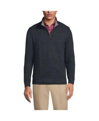 Men's Bedford Rib Quarter Zip Sweater by LANDS' END