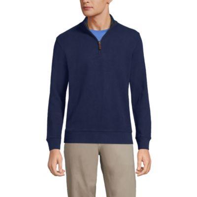 Men's Bedford Rib Quarter Zip Sweater by LANDS' END
