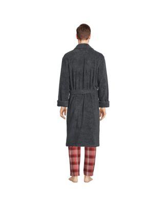 Men's Calf Length Turkish Terry Robe by LANDS' END