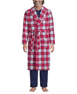 Men's Fleece Robe by LANDS' END