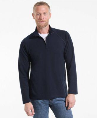 Men's Long Sleeve Flex Performance Quarter Zip by LANDS' END