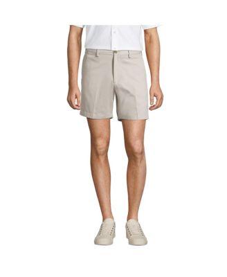 Men's No Iron 6" Comfort Waist Plain Front Chino Short by LANDS' END