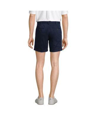 Men's No Iron 6" Comfort Waist Plain Front Chino Short by LANDS' END