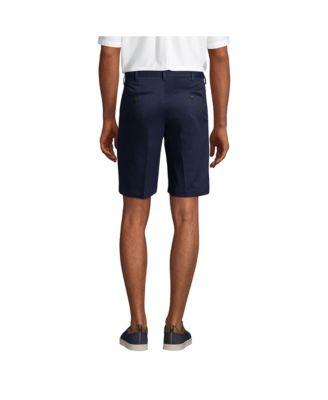 Men's No Iron 9" Comfort Waist Plain Front Chino Short by LANDS' END