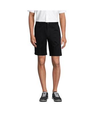 Men's No Iron 9" Comfort Waist Plain Front Chino Short by LANDS' END