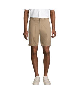 Men's No Iron 9" Plain Front Chino Short by LANDS' END
