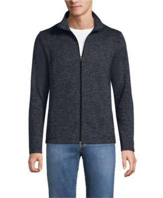 Men's Sweater Fleece Zip Front Jacket by LANDS' END