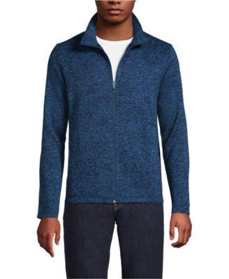 Men's Sweater Fleece Zip Front Jacket by LANDS' END