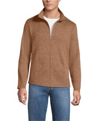 Men's Sweater Fleece Zip Front Jacket by LANDS' END