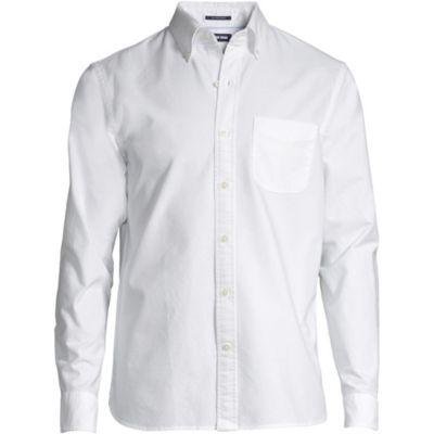Men's Traditional Fit Sail Rigger Oxford Shirt by LANDS' END