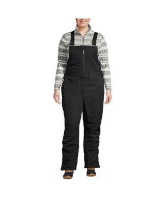 Plus Size Expedition Waterproof Insulated Snow Bibs by LANDS' END