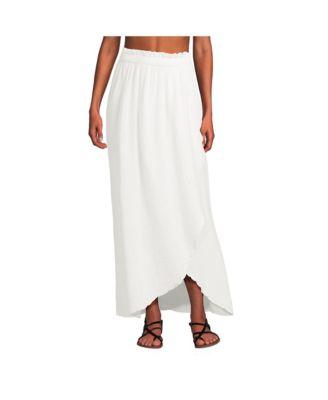 Women's Cotton Gauze Maxi Swim Cover-up Skirt by LANDS' END Women's Cotton Gauze Maxi Swim Cover-up Skirt by LANDS' END