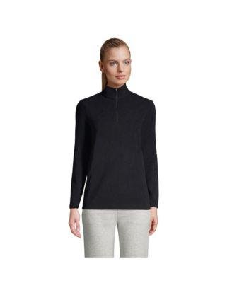 Women's Fleece Quarter Zip Pullover by LANDS' END
